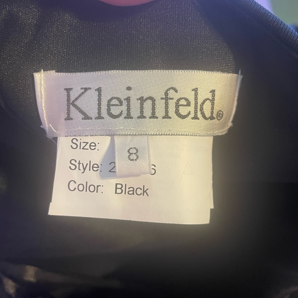 Black Formal Bridesmaid Dress- Kleinfeld - Picture 5 of 7